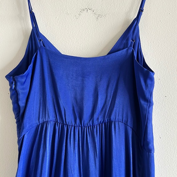 Anthropologie — Giverny Midi Slip Dress (Blue) — Size 8 - Picture 11 of 16